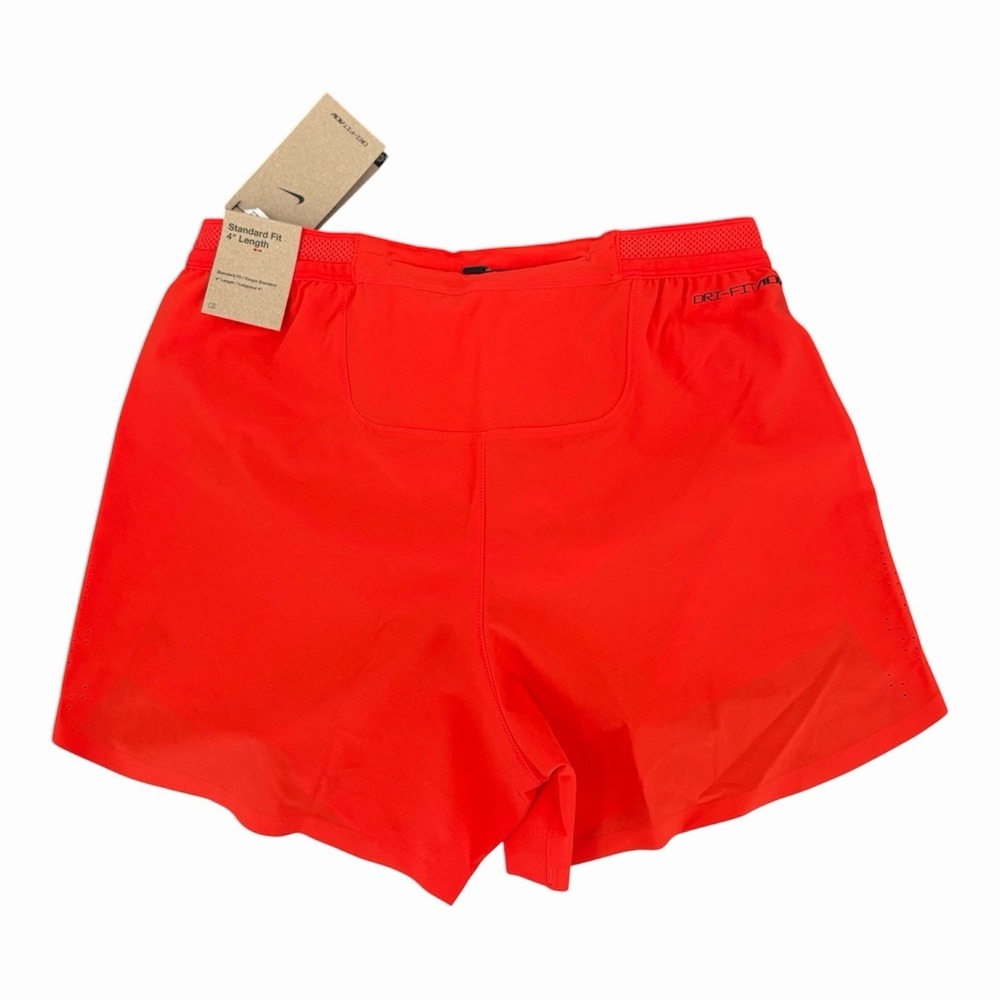 Nike Aeroswift Dri-FIT ADV 4" Orange Running Shorts Mens Size Small FN3352-696 - Picture 2 of 9